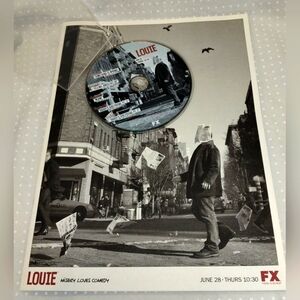 RARE Louie CK FX TV Show Promo Booklet & DVD Excellent Condition